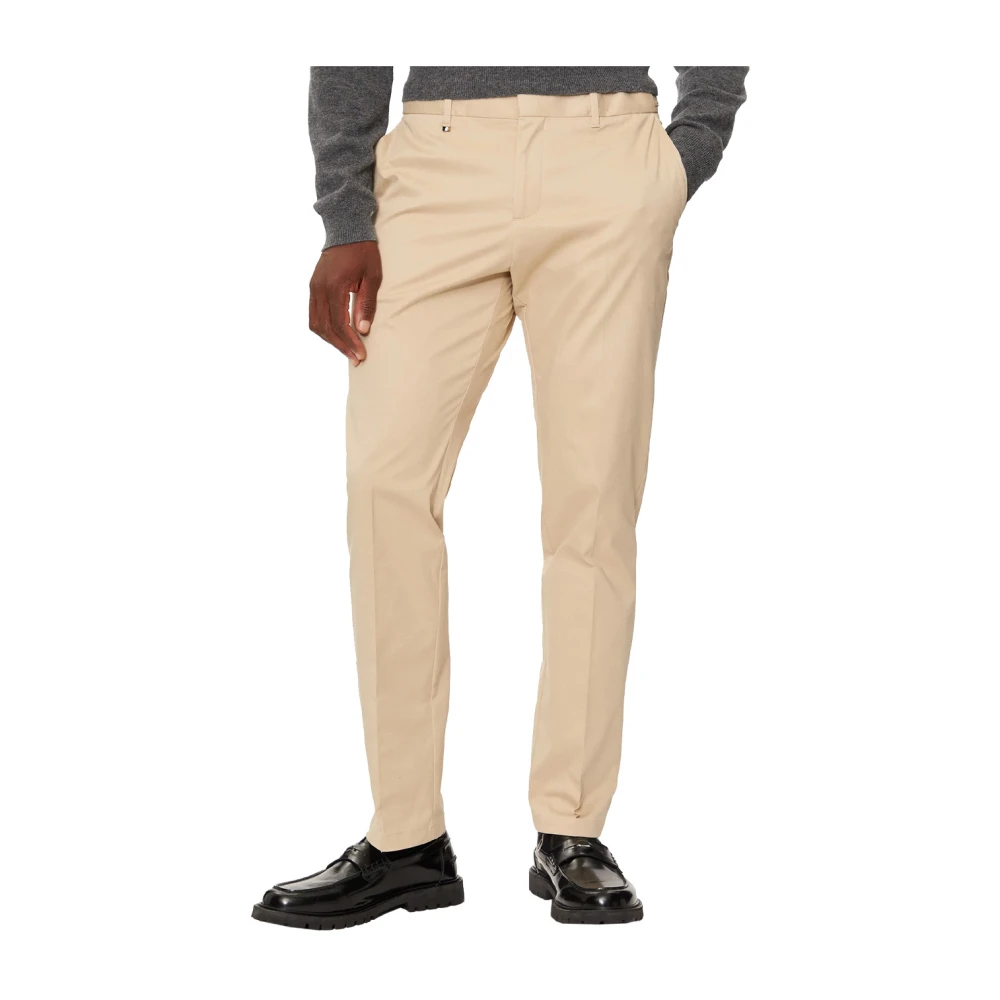 Hugo Boss Katoenen Herenbroek C-Genius DTL Beige Heren