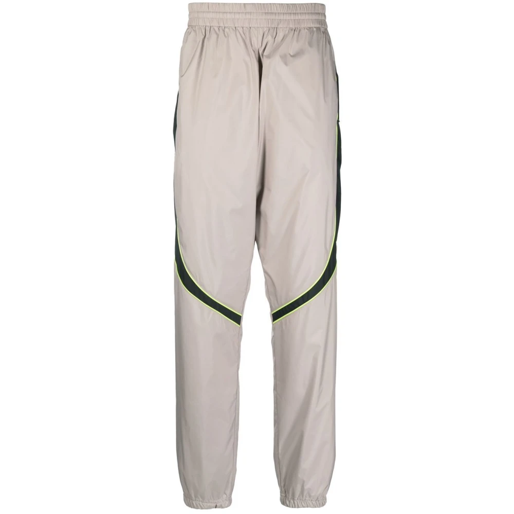 Givenchy Men's Gray Grey Logo-Detail Track Trousers