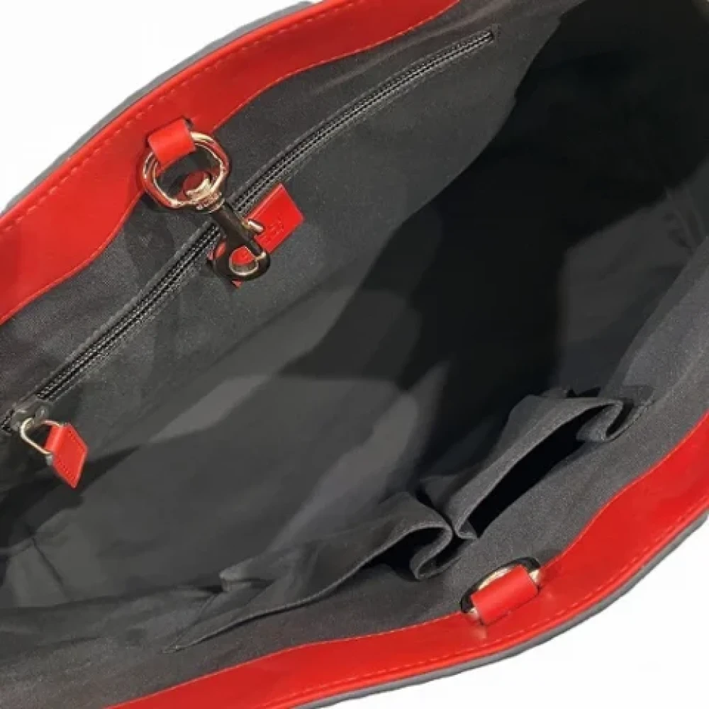 Gucci Vintage Pre-owned Leather gucci-bags Red Dames