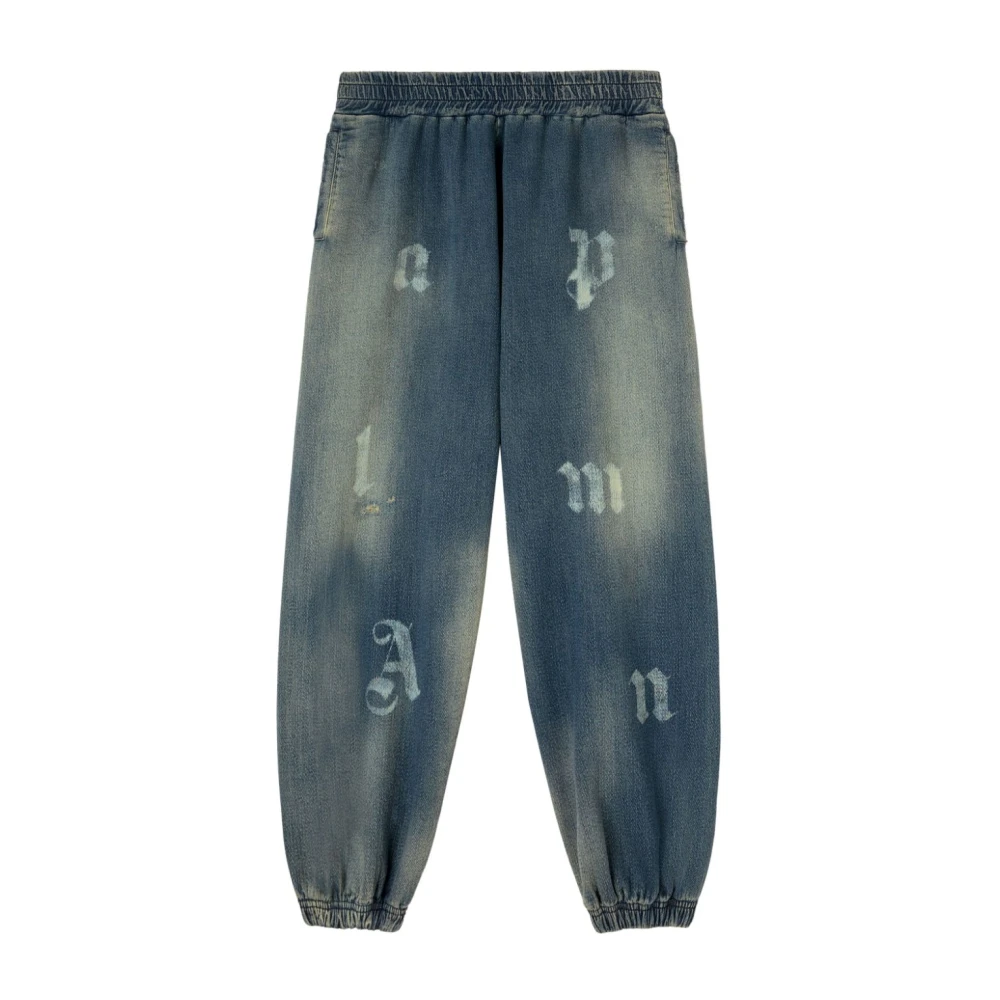 Palm Angels Heldere Blauwe Stijlvolle Broek Blue Heren