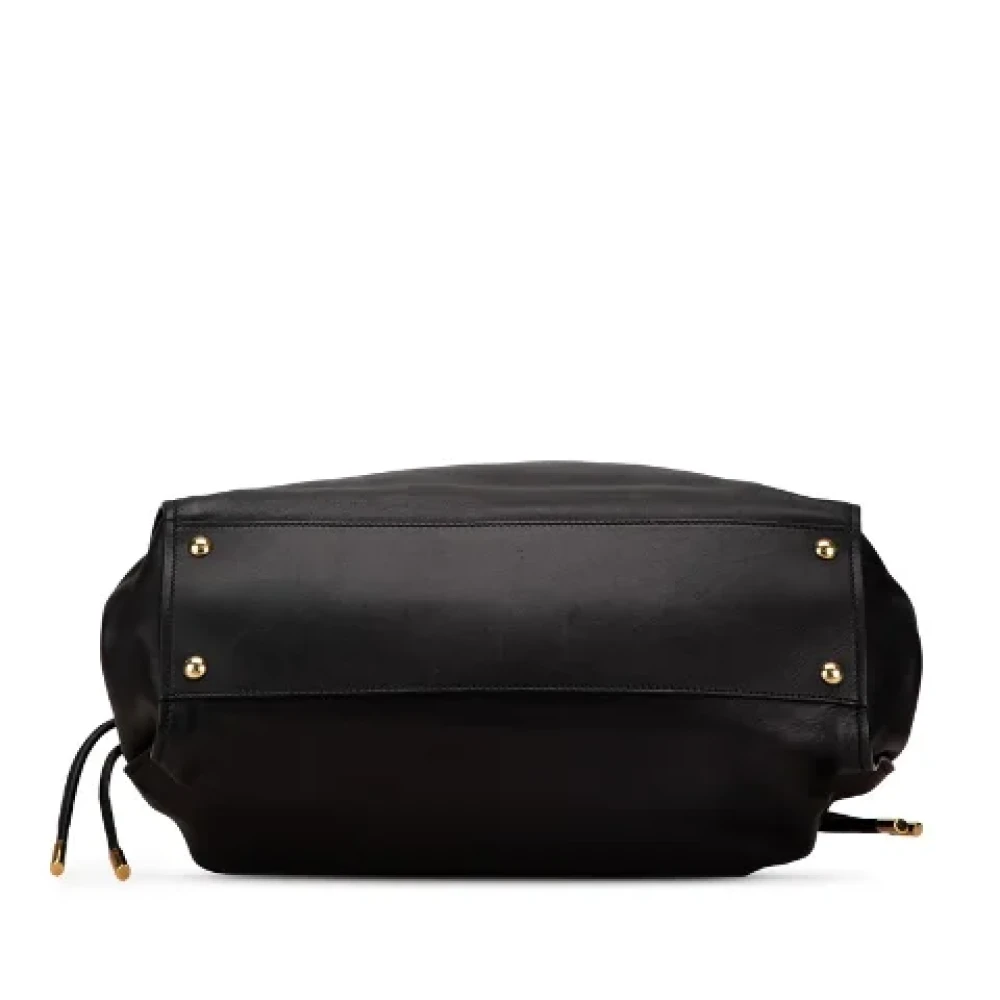 Salvatore Ferragamo Pre-owned Leather handbags Black Dames