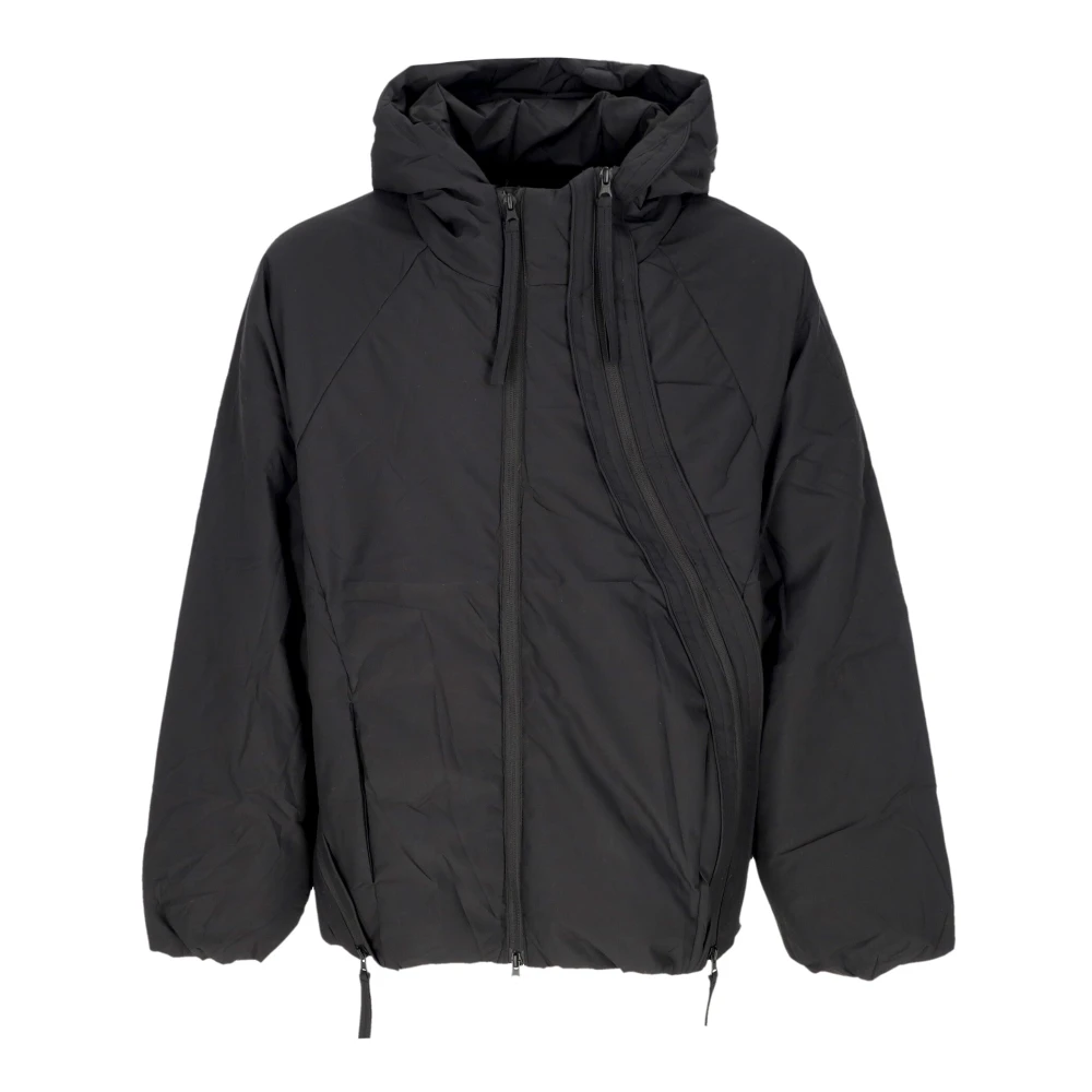 Acupuncture Zwarte Puffer Hoge Kraag Donsjas Black Heren