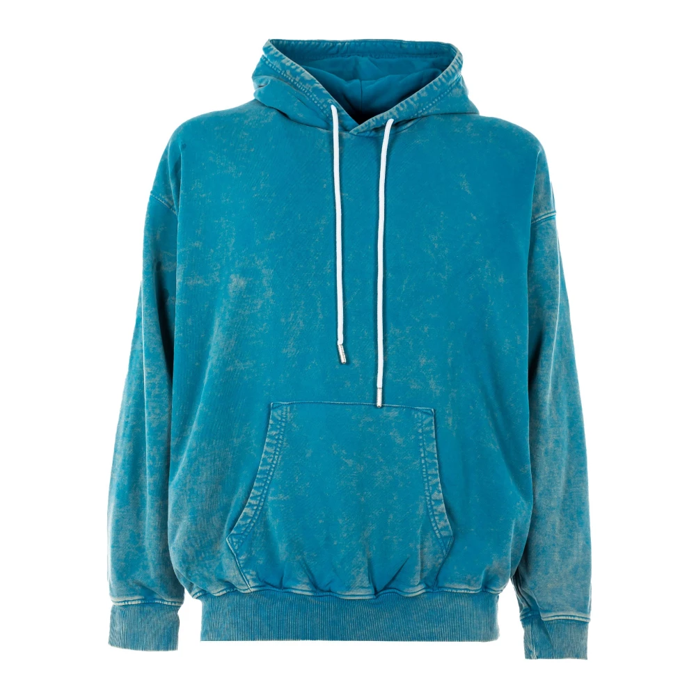 Diesel Blauwe Katoenen Sweatshirt voor Mannen Blue Heren