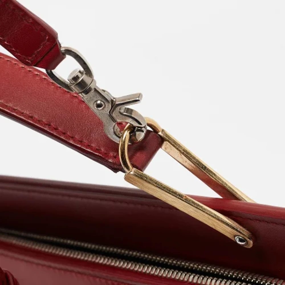 Balenciaga Vintage Pre-owned Leather balenciaga-bags Red Dames