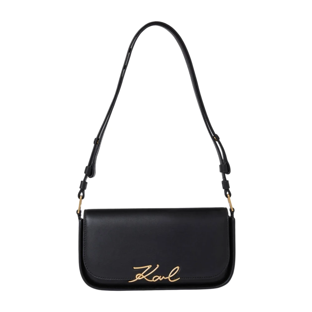 Karl Lagerfeld Tassen k signature crossbody a1w30039 black-vibration Black Dames