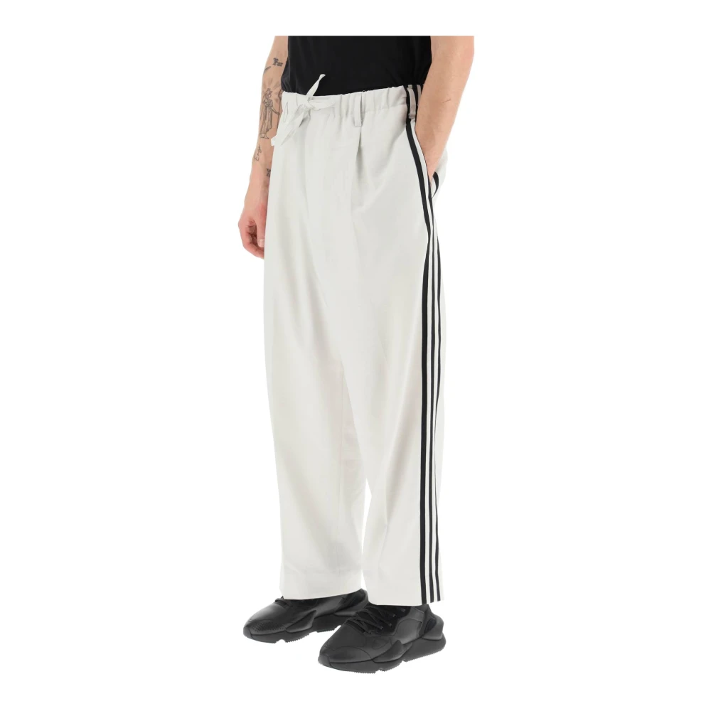 Y-3 Straight Trousers White Dames