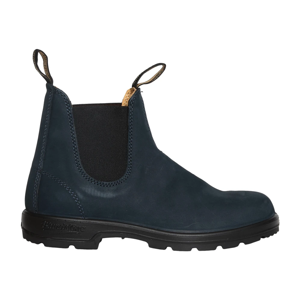 Blundstone Nubuck Chelsea Boots Blue, Herr