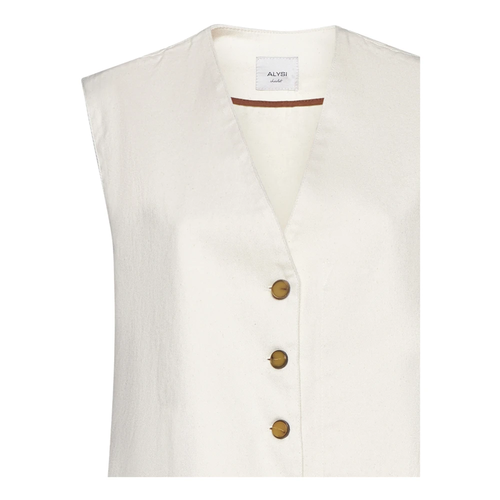 Alysi Elegant Top White Dames