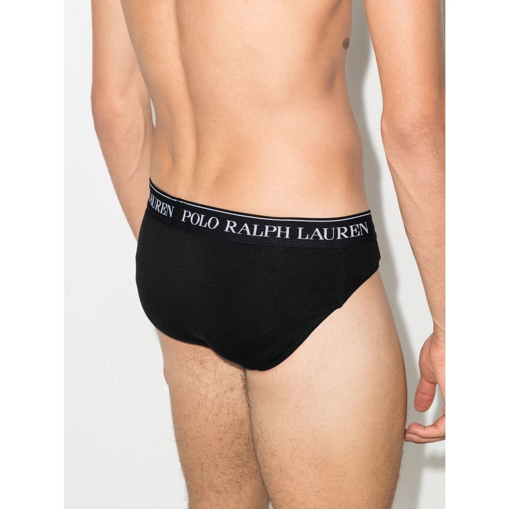 Polo Ralph Lauren Zwarte ondergoedpak met logodetails Black Heren