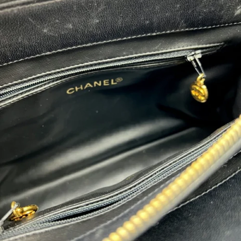 Chanel Vintage Pre-owned Fabric chanel-bags Black Dames
