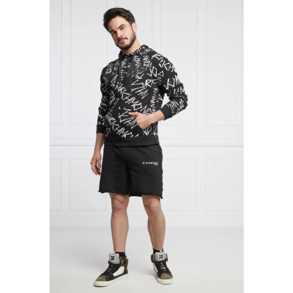 John Richmond Trainingsshirt Stijlvol en Comfortabel Zwart Hoodie Black Heren