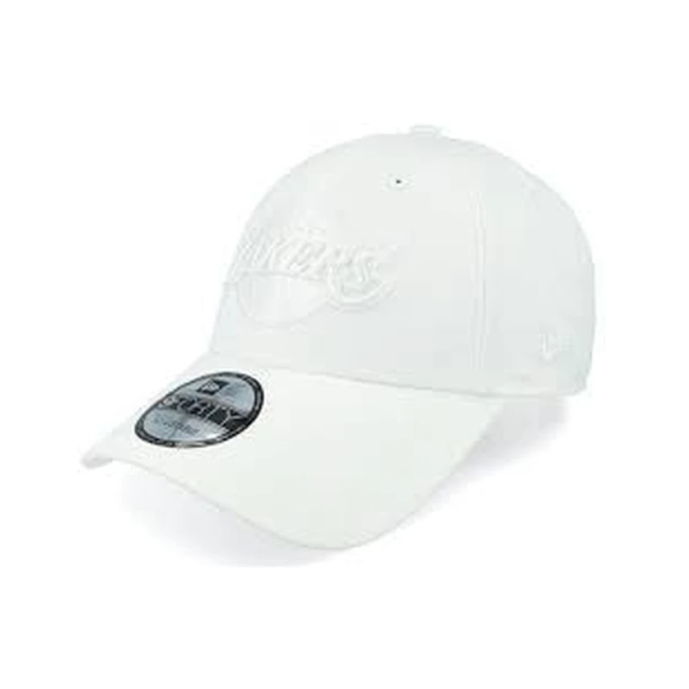 new era Zwarte Lakers Folie Logo Trucker Pet White Heren