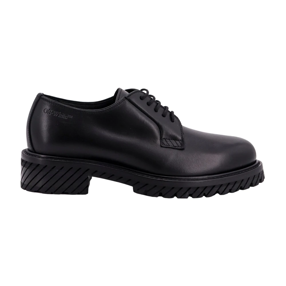 Off White Business Shoes Black, Herr