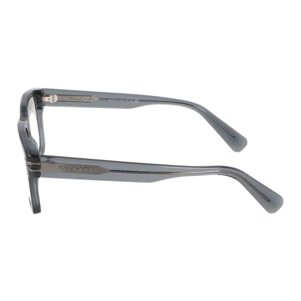 Bvlgari Vierkante acetaatbril Gray Unisex