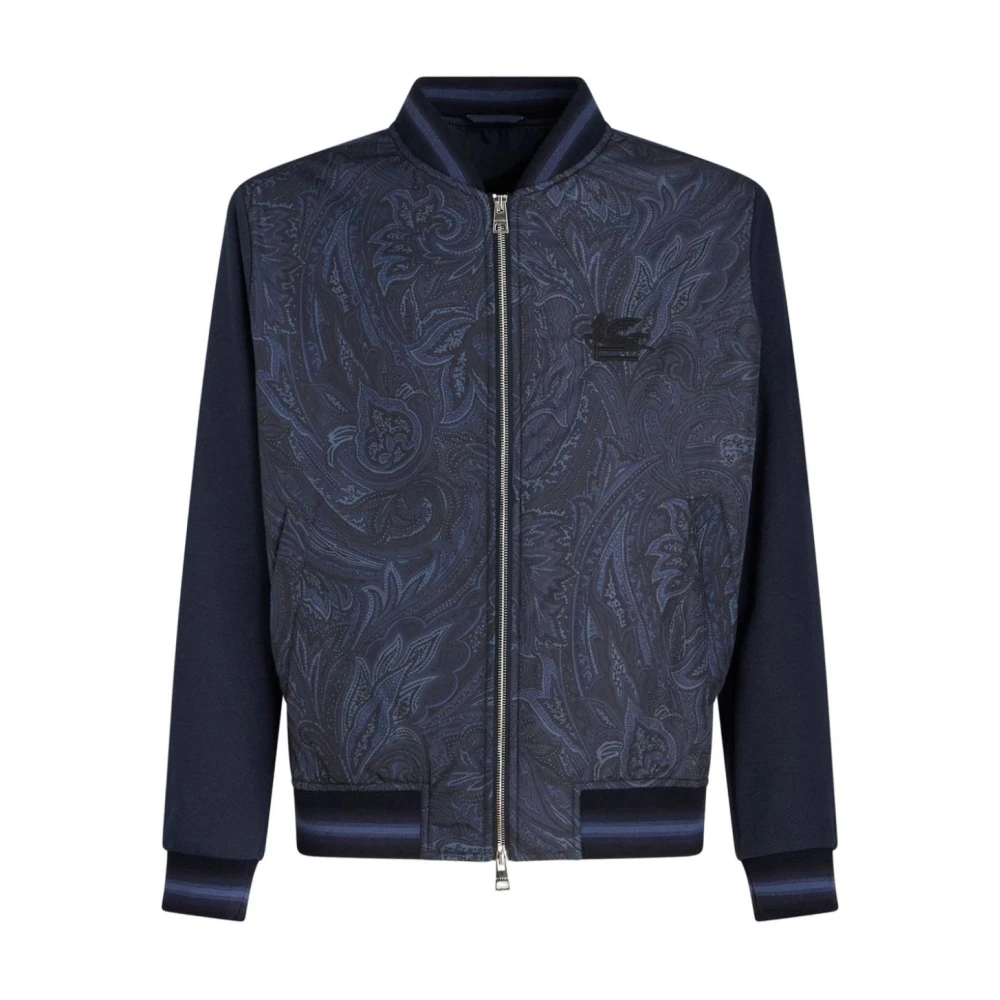 Etro Men's Blue Bomber Travel Jacket