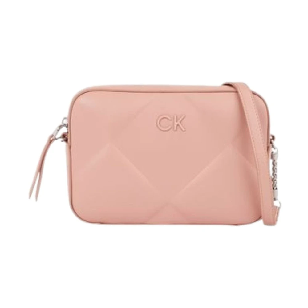 Calvin Klein Quilt Camera Tas voor Vrouwen Pink Dames