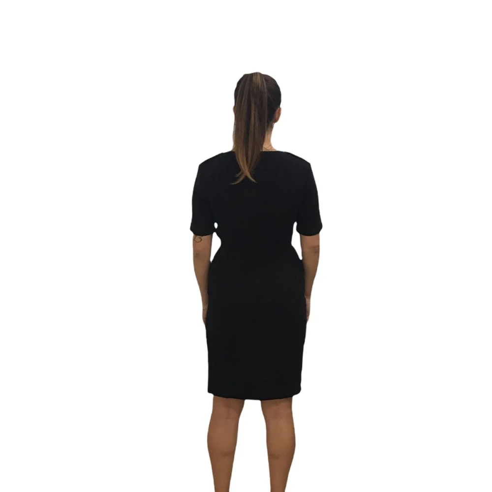 Alviero Martini 1a Classe Knielange Jurk Black Dames