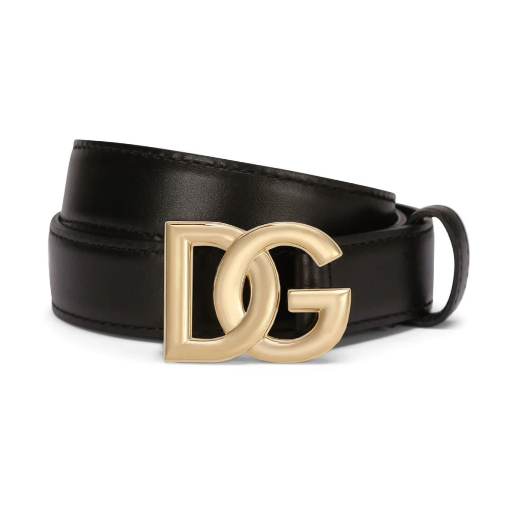 Dolce & Gabbana Dg Logo Leather Belt - Bild 4