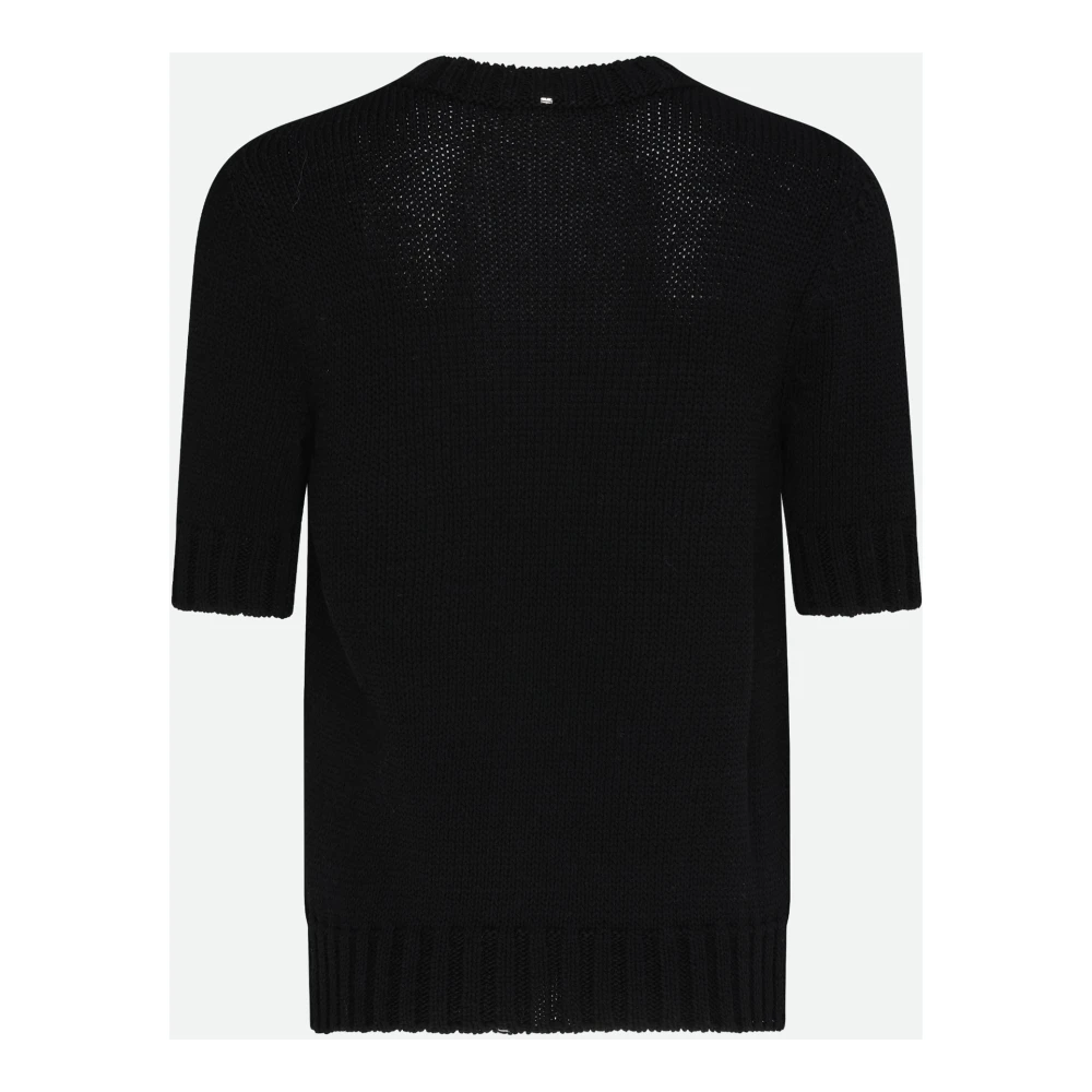 SPORTMAX Zwart T-shirt Black Dames