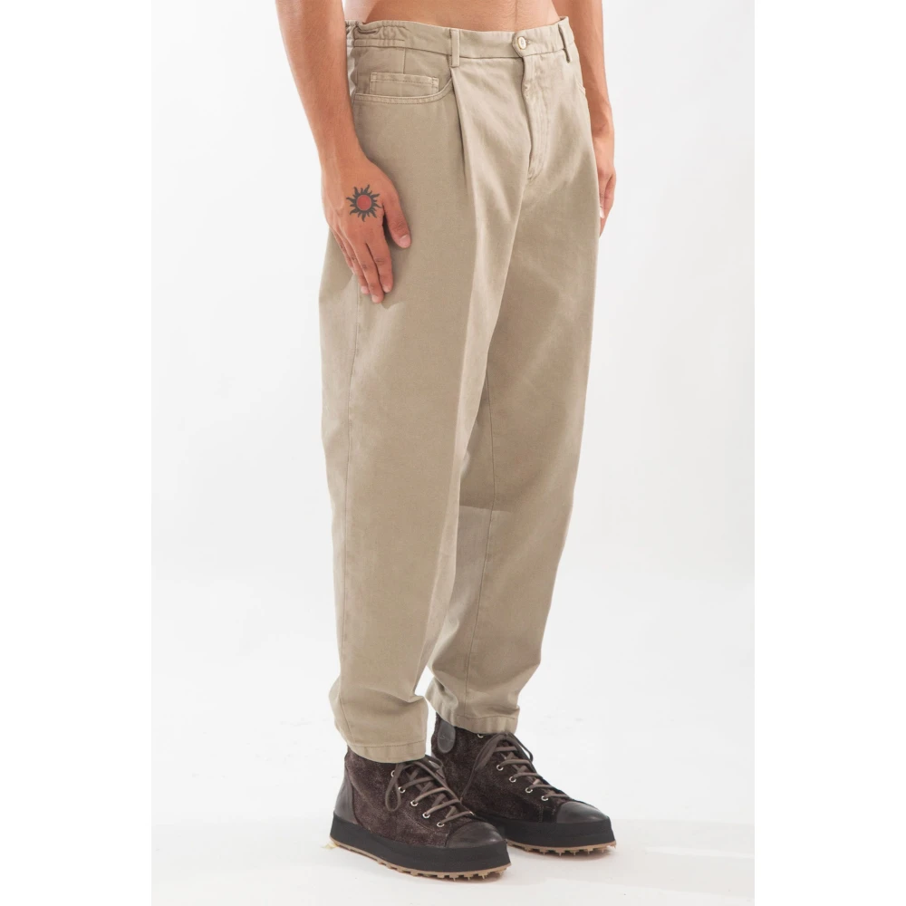 Briglia 5-Pockets Broek in Bricklaned Stijl Beige Heren