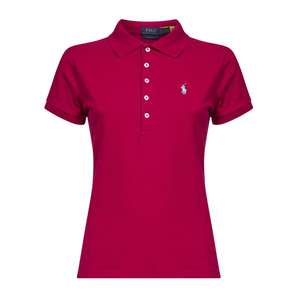 Polo Ralph Lauren Women's Red Polo Shirts, M, Polo Shirt