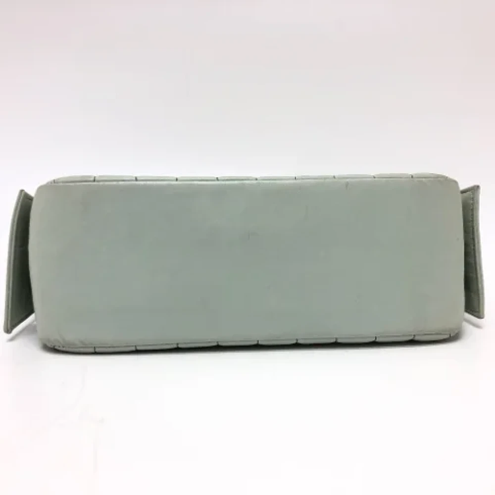 Chanel Vintage Pre-owned Leather chanel-bags Green Dames