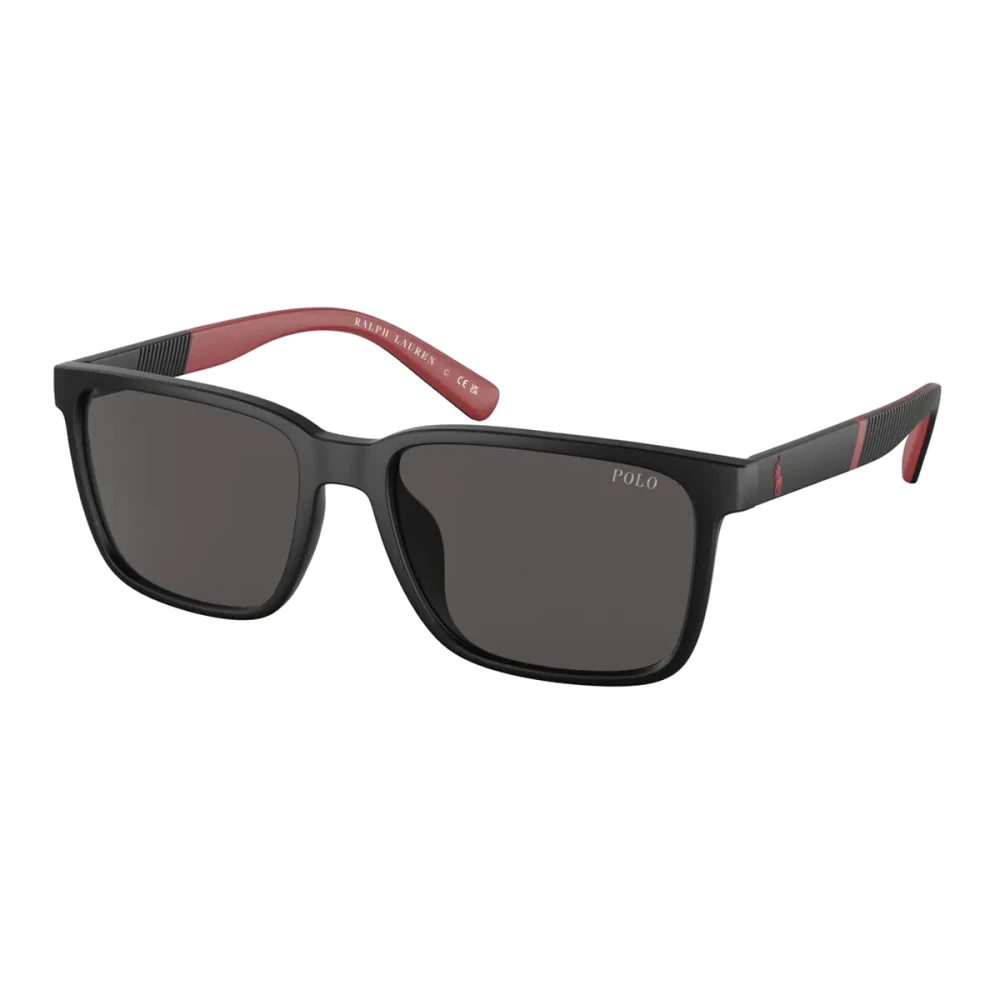 Polo Ralph Lauren Men's Black Sunglasses - Image 5