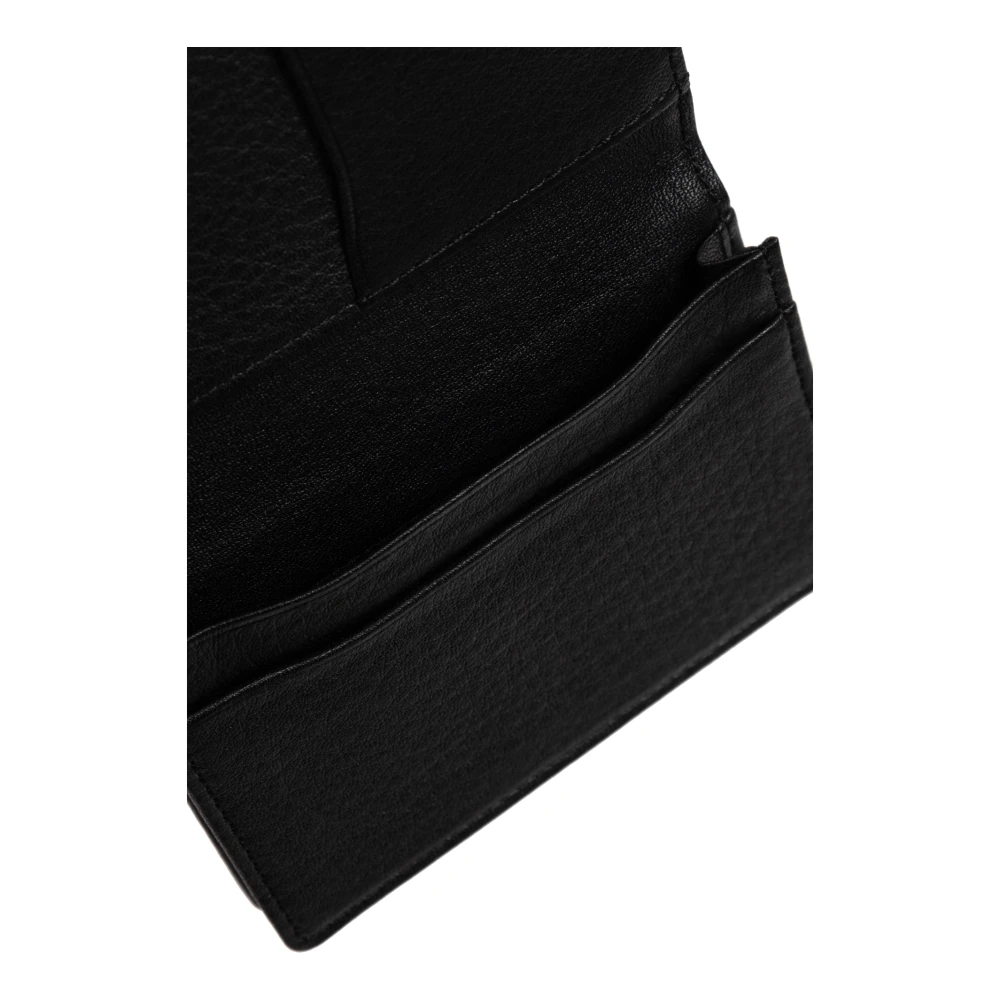 Yohji Yamamoto Opvouwbare kaarthouder Black Unisex