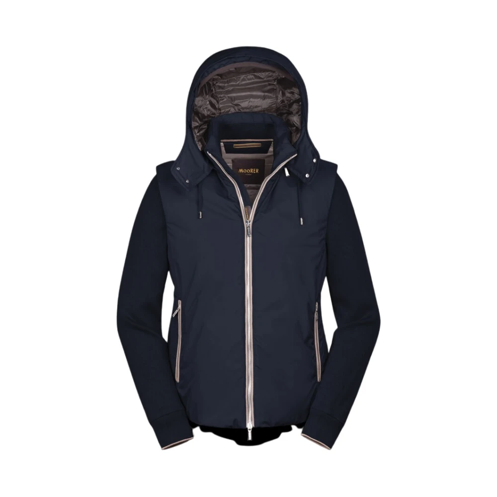 Moorer Uomo Blu Giacche, 3XL, New,