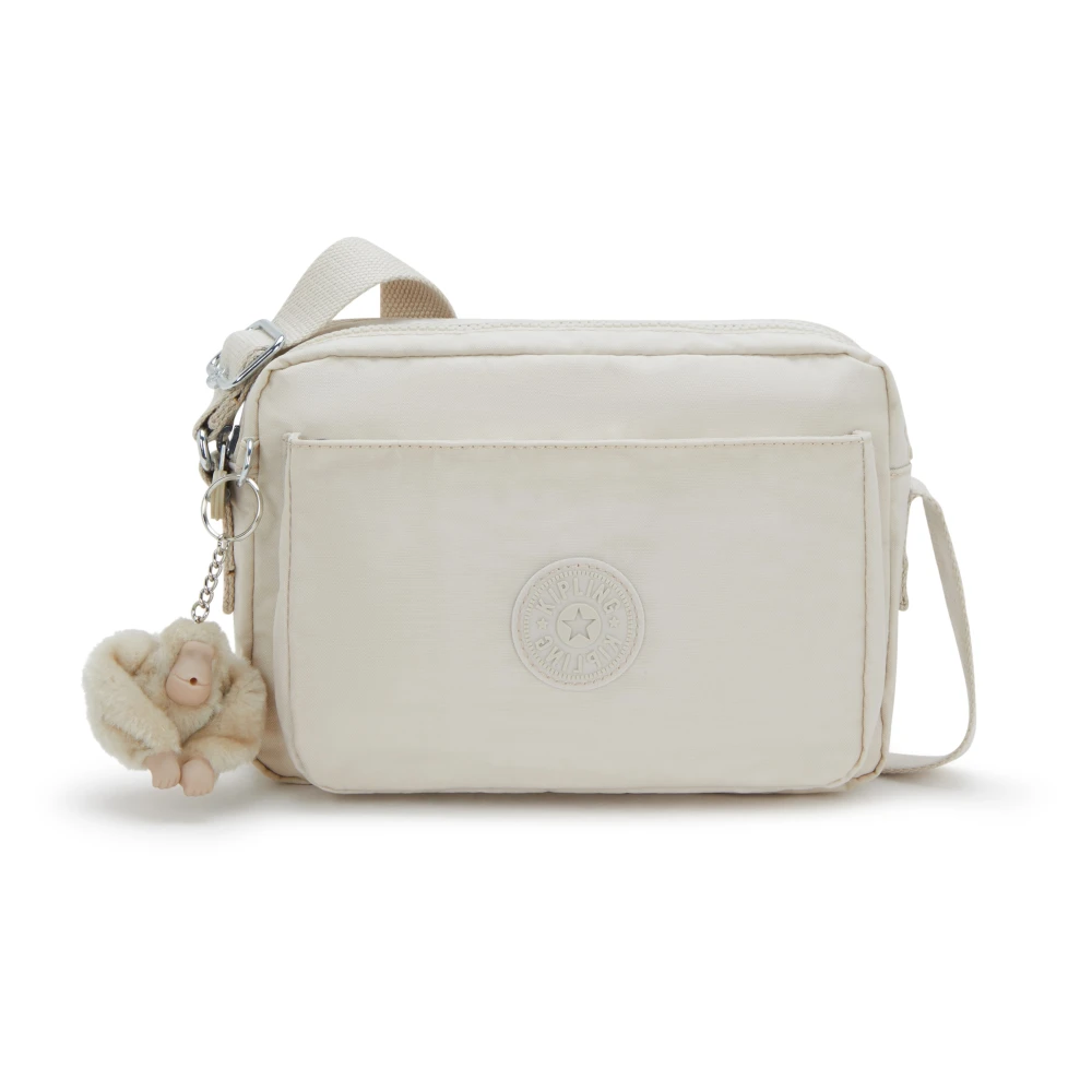 Kipling Functionele Crossbody Tas met Verstelbare Band White Dames