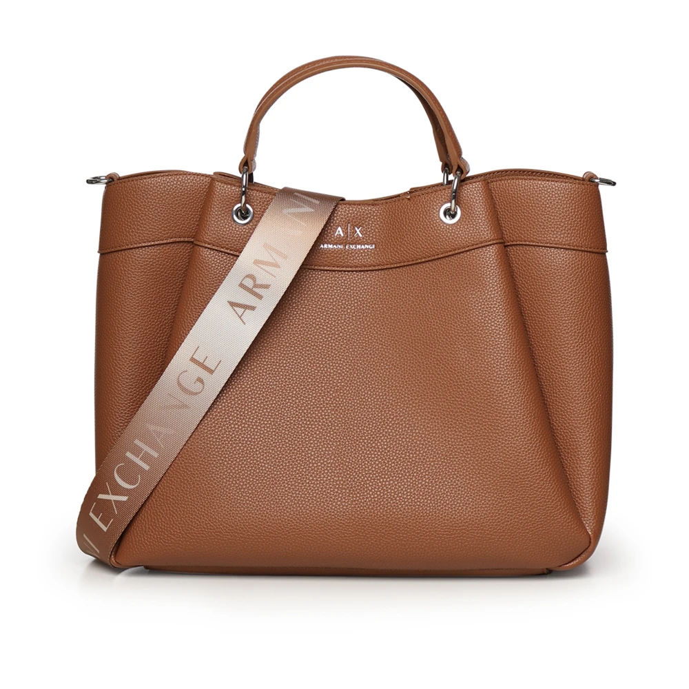 Armani Exchange Women's Brown Handbags, One Size, Stylish Bags Collection