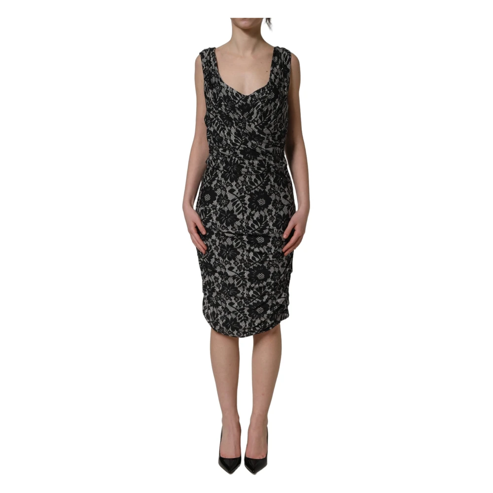 Dolce & Gabbana Vrouw Zwart Kleedjes Dames, M, Kleedjes