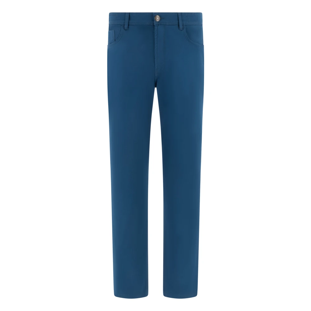 Boggi Milano Hombre Azul - Cotton Tencel 5 Pockets - Trousers - W31 - Cotton Tencel 5 Pockets