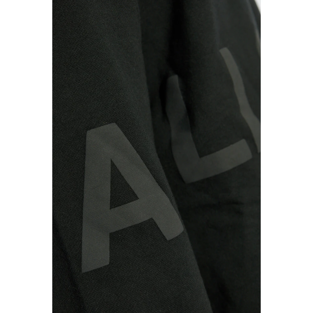 AllSaints Sweatshirt met Biggy logo Black Heren