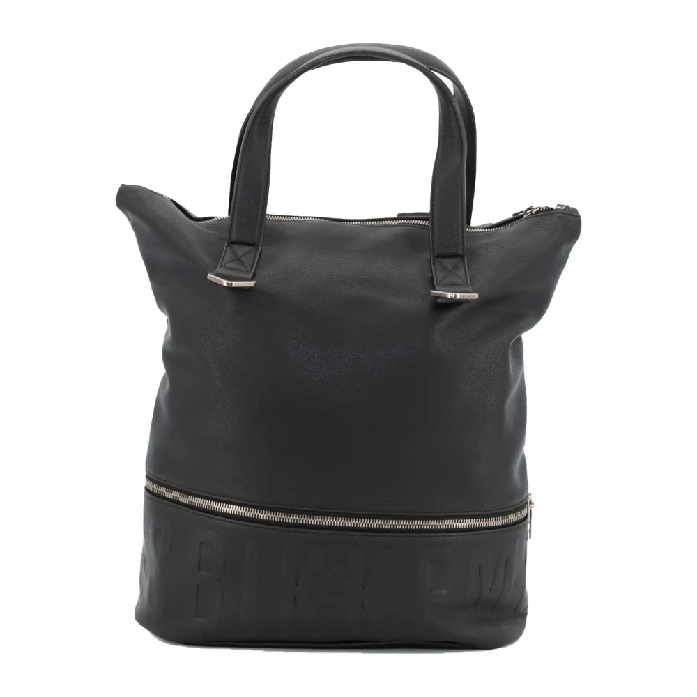 Bikkembergs Elegante Zwarte Handtas Black Dames