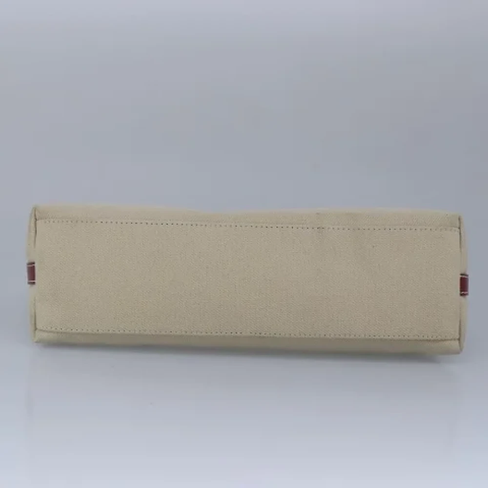 Burberry Vintage Pre-owned Canvas handbags Beige Dames