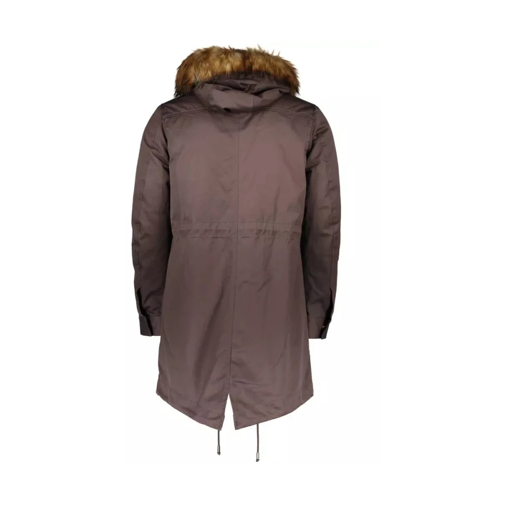 Guess Moderne luxe bruine katoenen jas Brown Heren