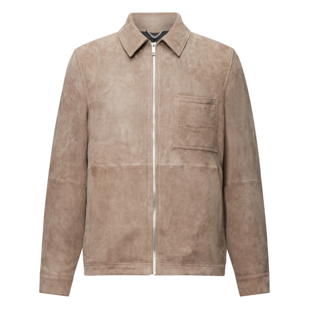 Drykorn Ritssluiting Jas Khaki Bruin Brown Heren