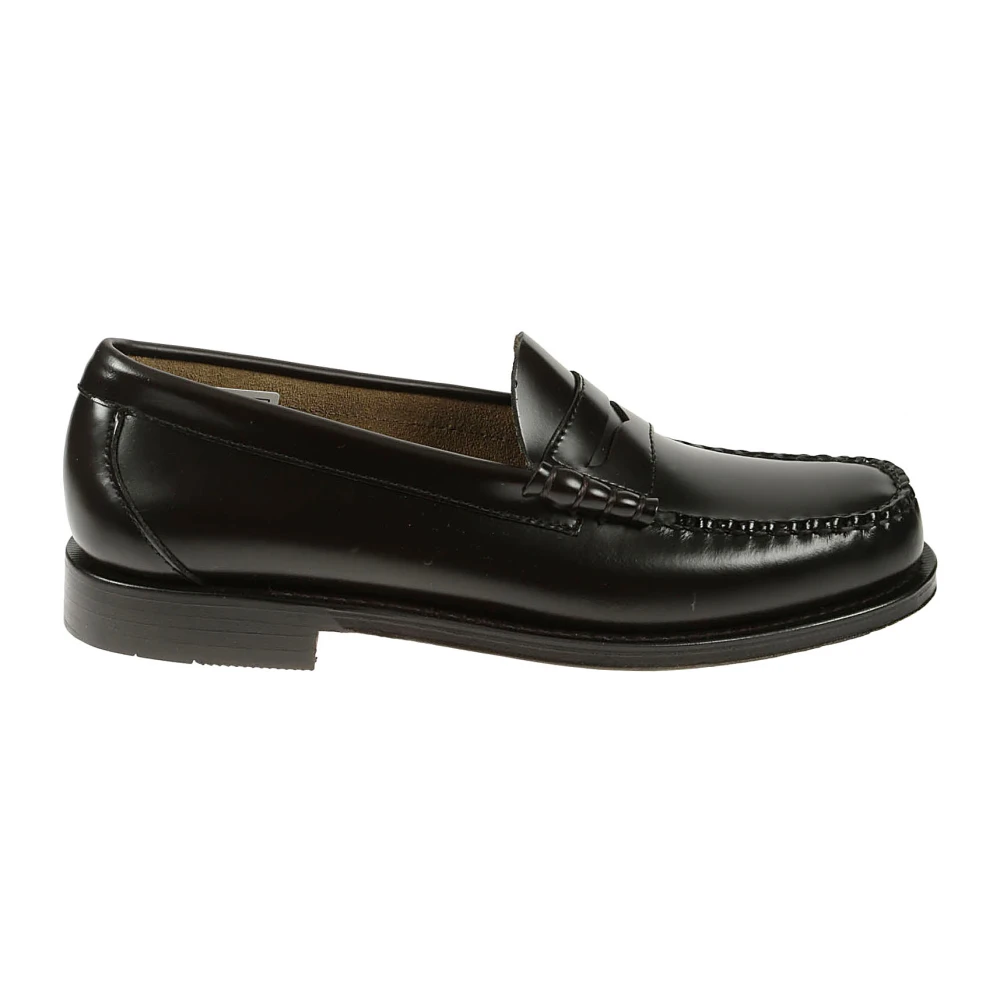 Brune Skinn Herre Loafers Sko