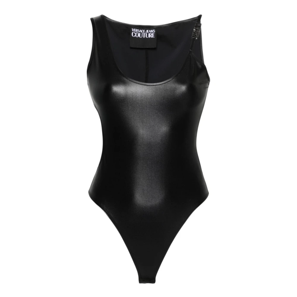 Versace Jeans Couture Stijlvolle Top voor Modeliefhebbers Black Dames