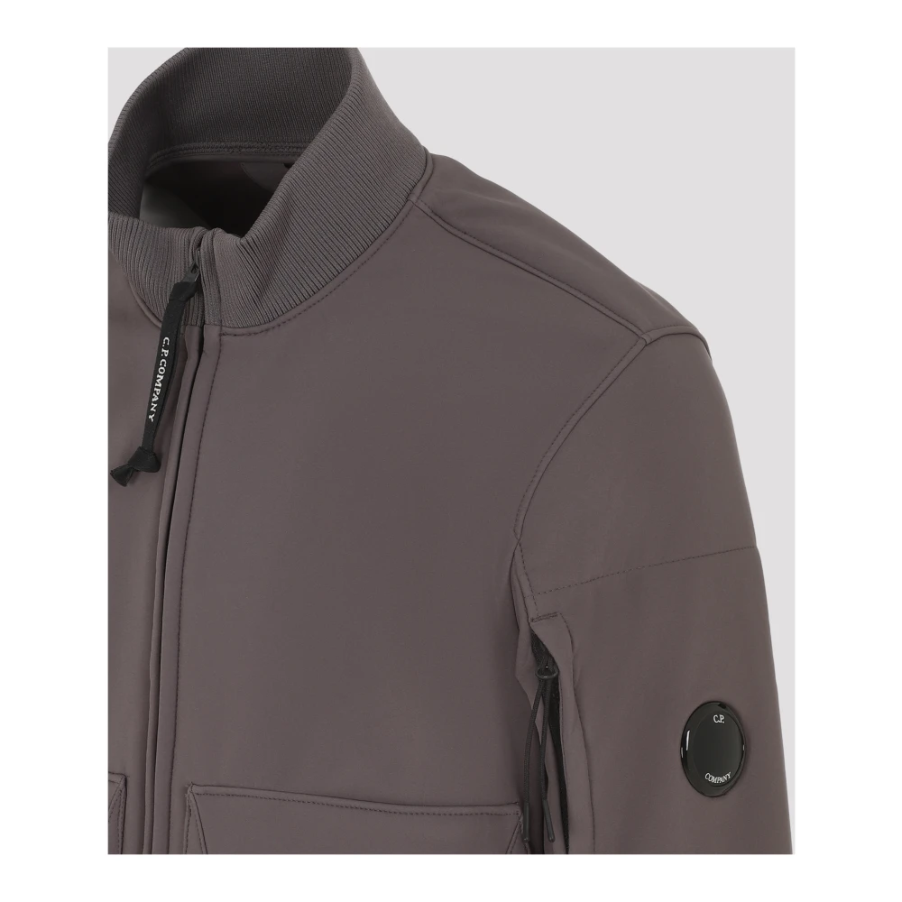 C.P. Company Stijlvolle Grijze Jas Aw24 Purple Heren