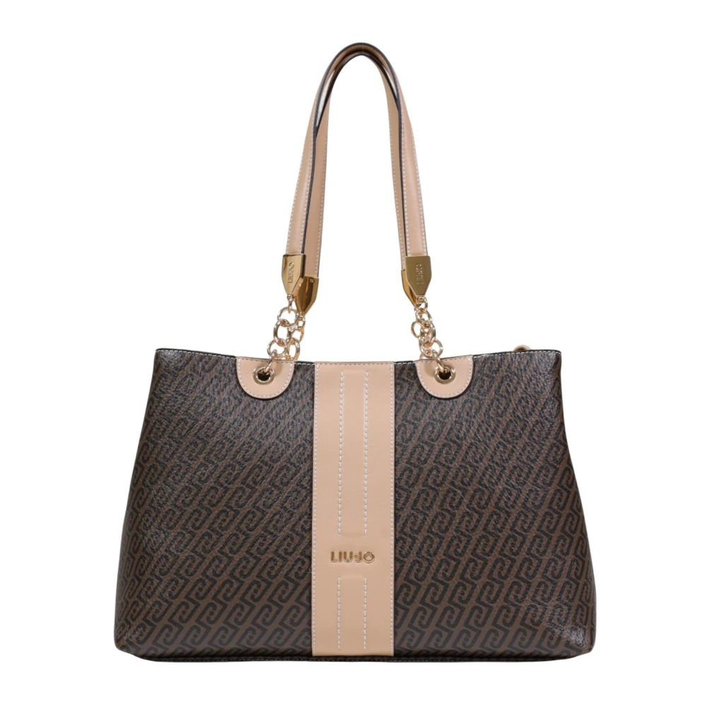 Liu Jo Vrouw Bruin Tassen Dames, One Size, Leer, Ematite M Tote