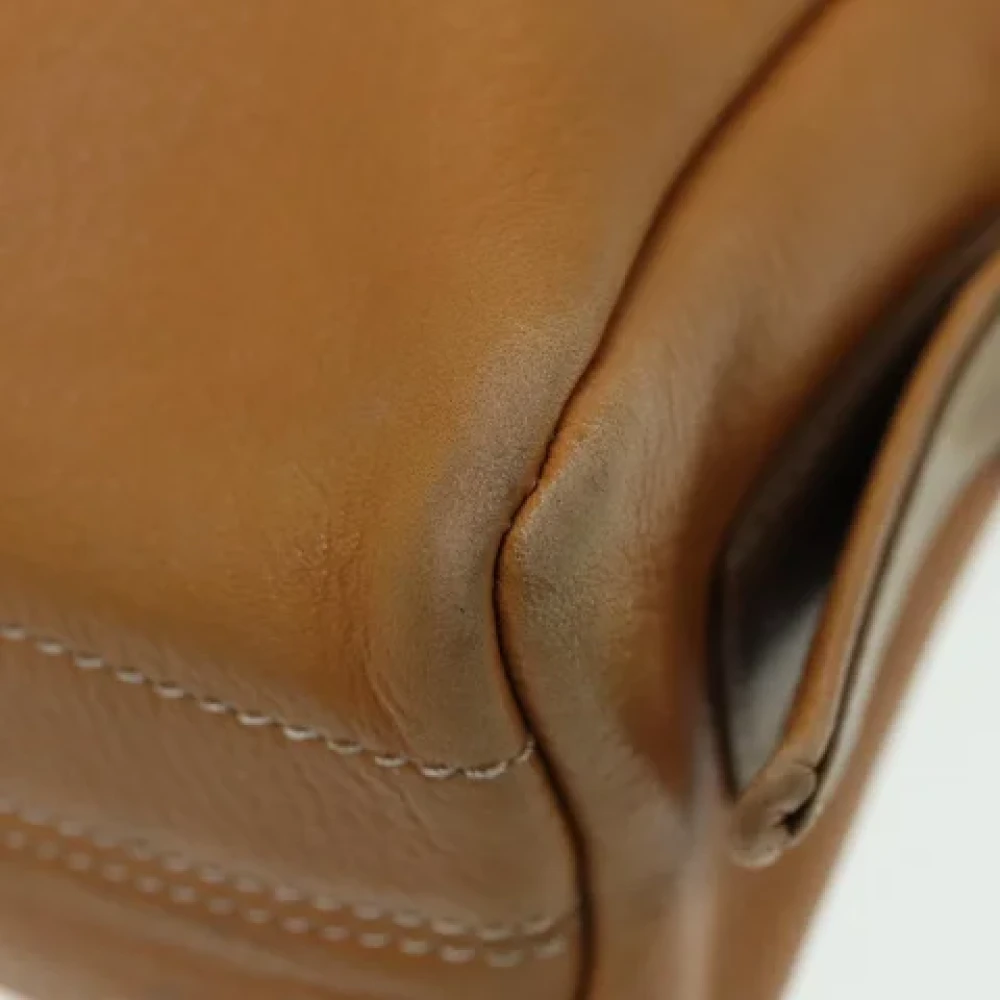 Loewe Pre-owned Leather shoulder-bags Brown Dames