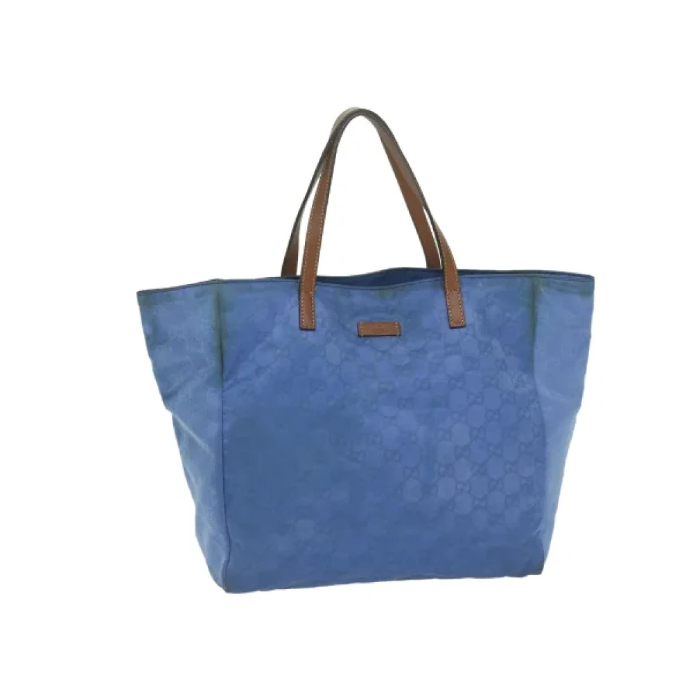 Gucci Vintage Pre-owned Nylon gucci-bags Blue Dames