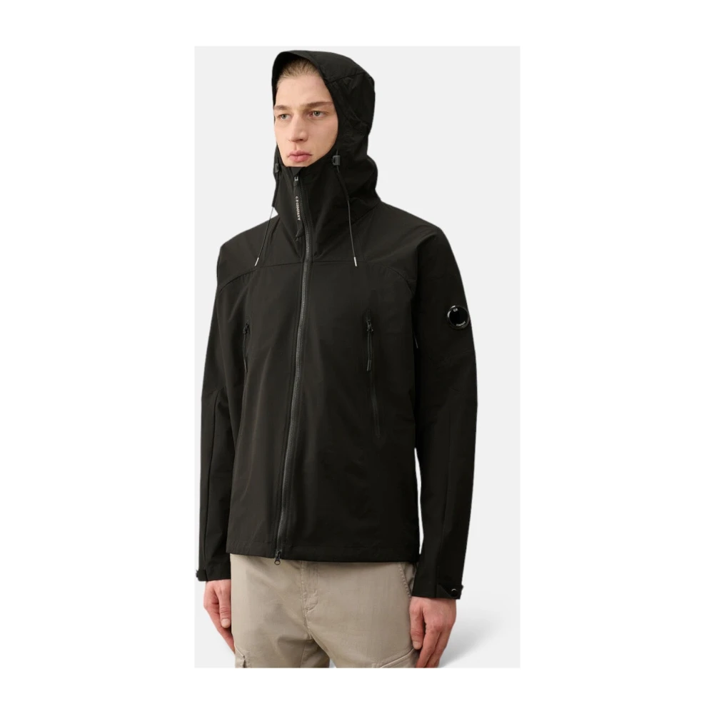 C.P. Company Zwarte waterbestendige tech-jas Black Heren