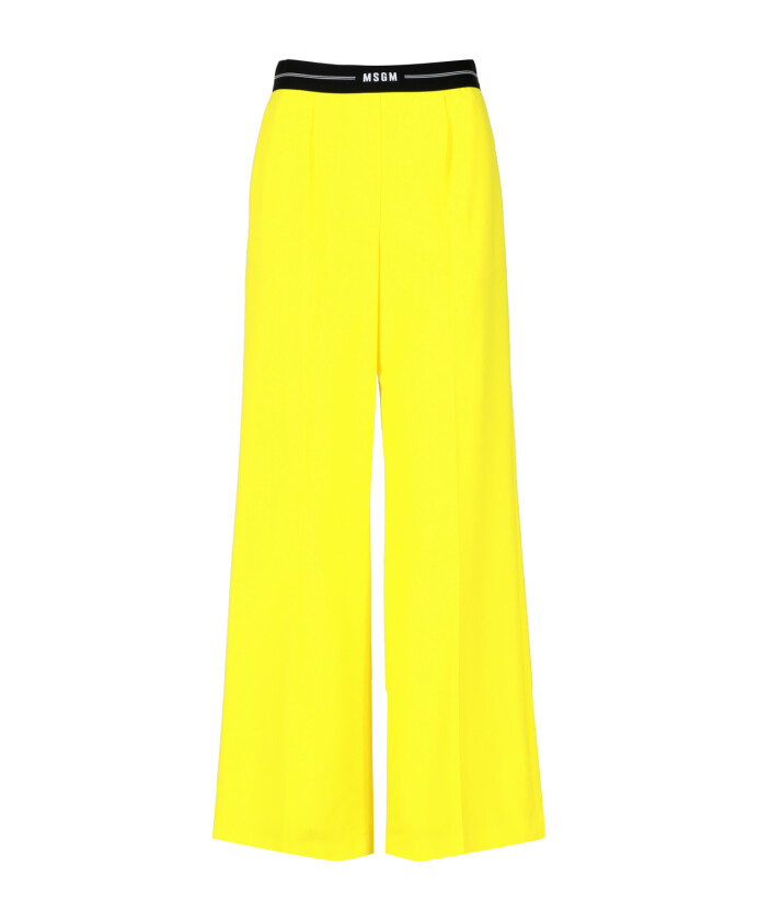 pantalon-en-laine-jaune