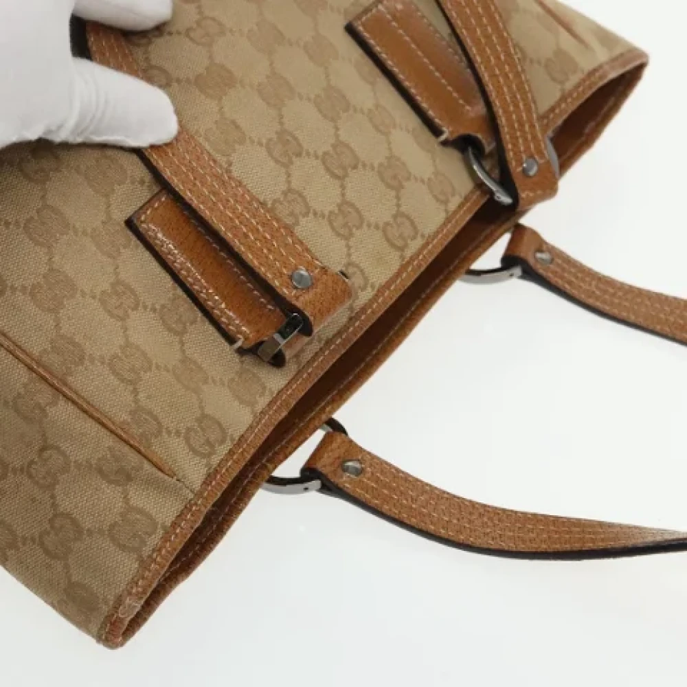 Gucci Vintage Pre-owned Canvas gucci-bags Brown Dames