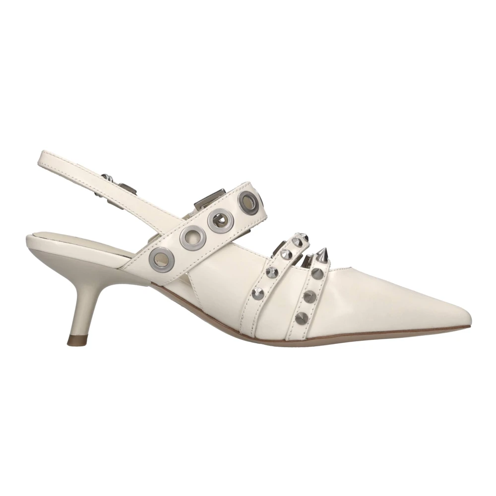 Ash Donna Beige With Heel Pump