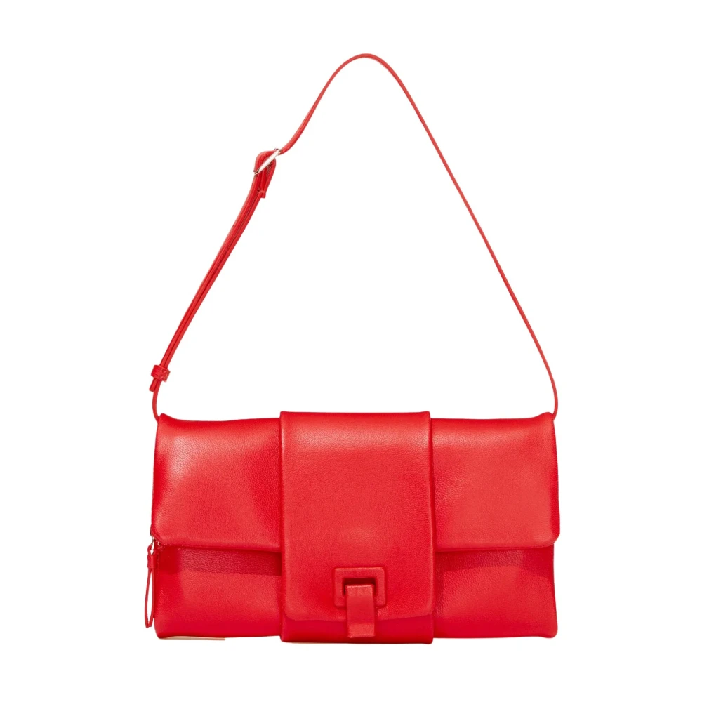 Proenza Schouler Flip Schoudertas voor Vrouwen Red Dames