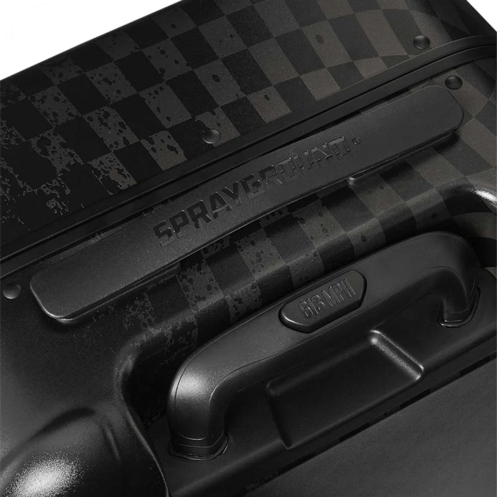 Sprayground Half Spritz Black Grey Check Koffer Black Heren